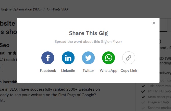 Fiverr Gig Marketing