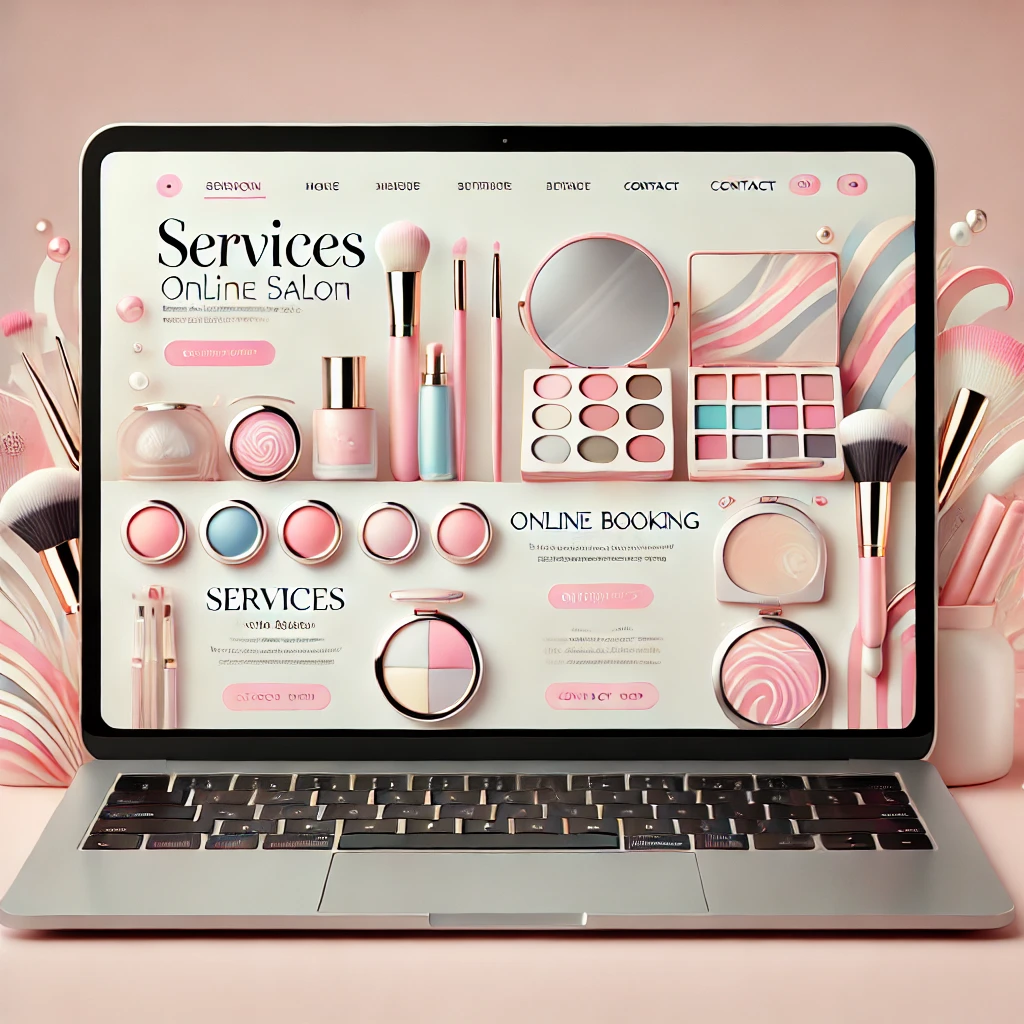 বিউটি পার্লারের ওয়েবসাইট